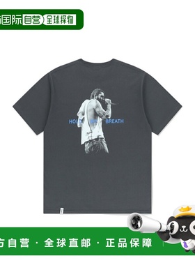 韩国直邮MAHAGRID 男士T恤MG2EMMT522DCH HOLD MY BREATH TEE CHA