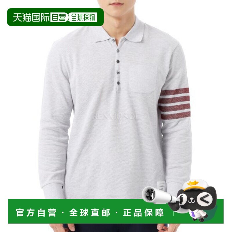 韩国直邮Thom Browne 4 BAR 长袖 Polo 针织衫 (MJP203A J0155 05