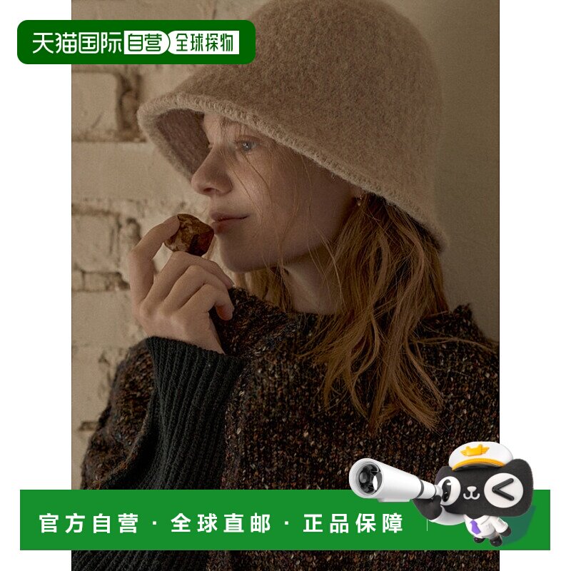 韩国直邮RaJu 女士帽子304149165 Bokashi Knit Bucket Hat 5 Colo