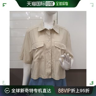 FM3E7JK0373 口袋按扣 羽绒服 韩国直邮4CUS