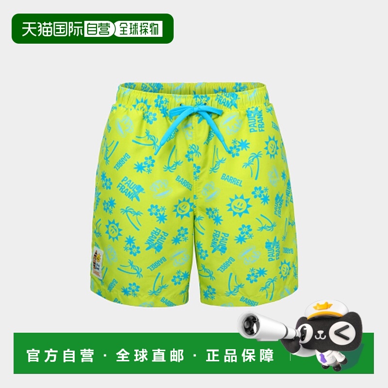 韩国直邮BARREL 男士男士泳衣B4SMWBS107AGN BARREL X PAUL FRANK