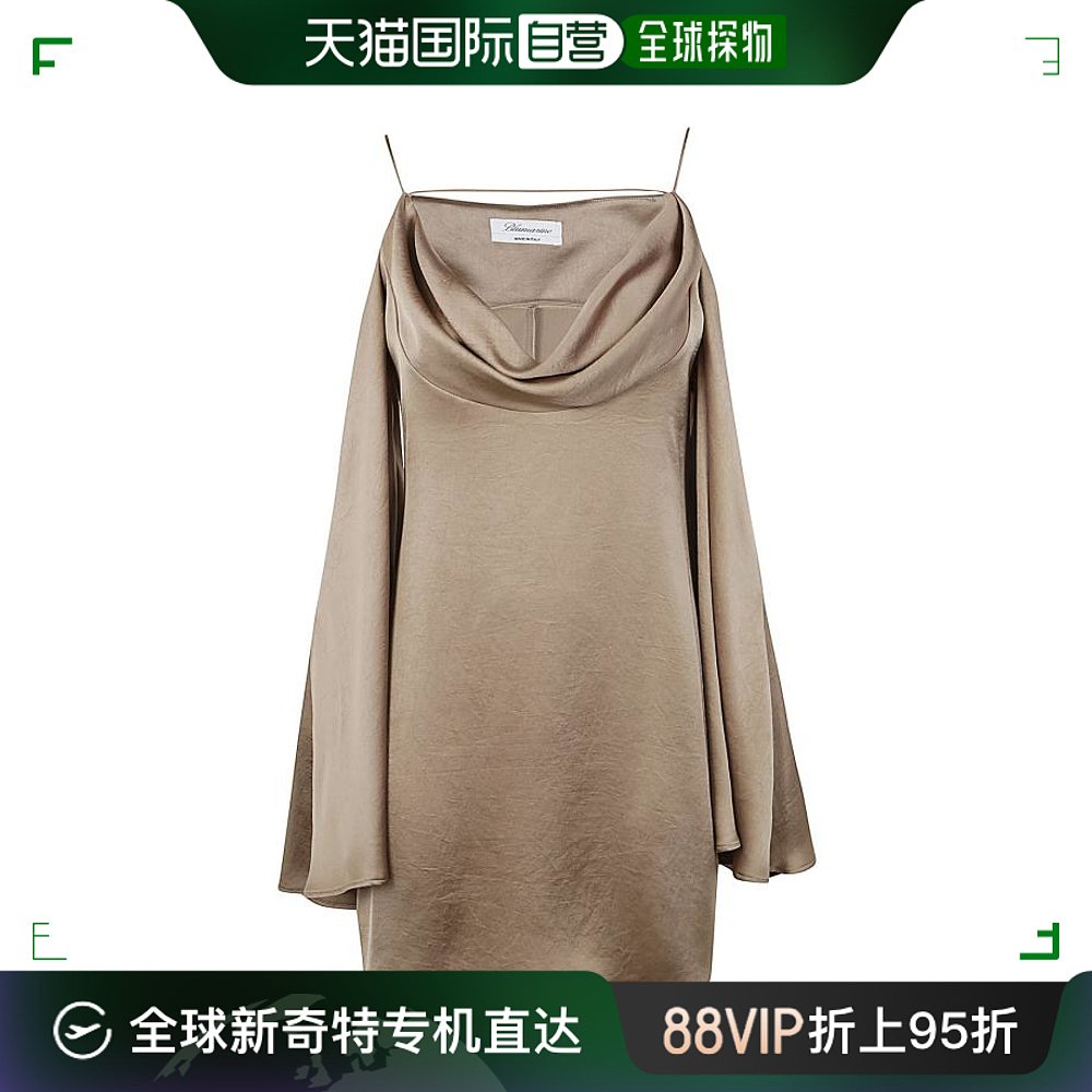 韩国直邮BLUMARINE24SS短连衣裙女P444A131A N0809 SANDY GREY