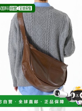 韩国直邮MIMTHEWARDROBE公用邮差包M223BB2BR MONTA CRACK LEATHE