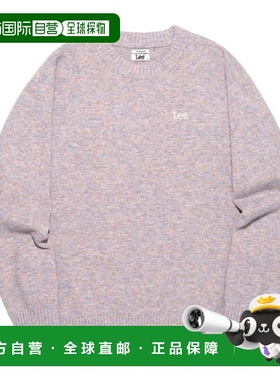 韩国直邮LEE LEE Bokashi 粉色圆头针织衫 LE2503KT06PI