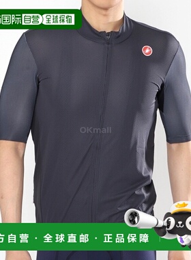 韩国直邮Castelli骑行服上衣灰色网眼短袖排汗速干4522022-030
