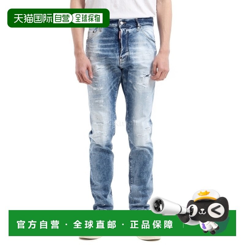 韩国直邮DSQUARED2 S71LB1590 S30663  470牛仔裤直筒裤,男装,牛仔裤,淘宝优惠券,粉丝福利购,淘宝优惠卷