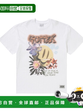 韩国直邮GOTTER GALLERY 公用T恤 GT25SUTP07WH SMILE GRAPHIC T-