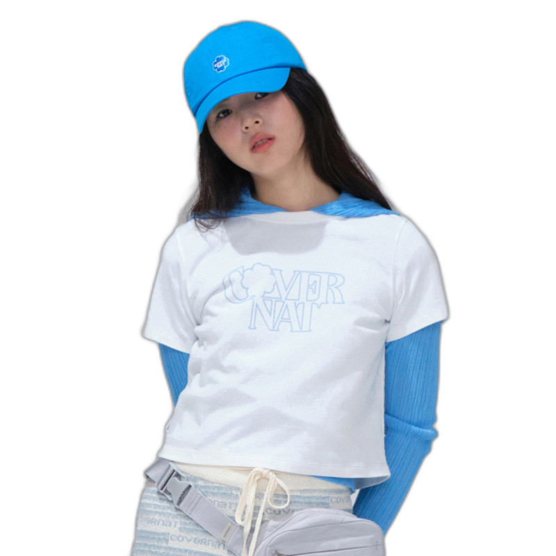 韩国直邮COVERNAT 女士女装T恤CO2402ST76WH