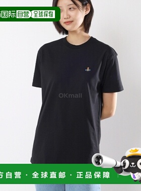 韩国直邮Vivienne Westwood 经典 Orb 徽标刺绣有机棉短袖T恤