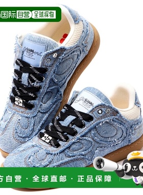 韩国直邮GANNI 08 牛仔毛边运动鞋 (S3084 565) 运动鞋厚底