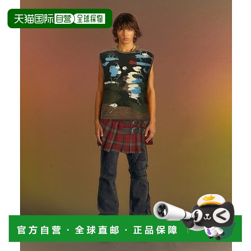 韩国直邮ADSB ANDERSSON BELL 新款设计师潮牌男士印花针织背心30