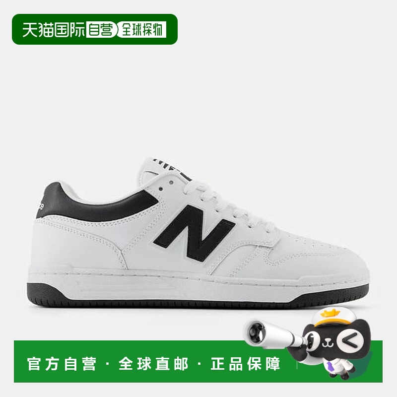 韩国直邮NEW BALANCE New Balance 480 白色黑色男士跑步鞋 BB480