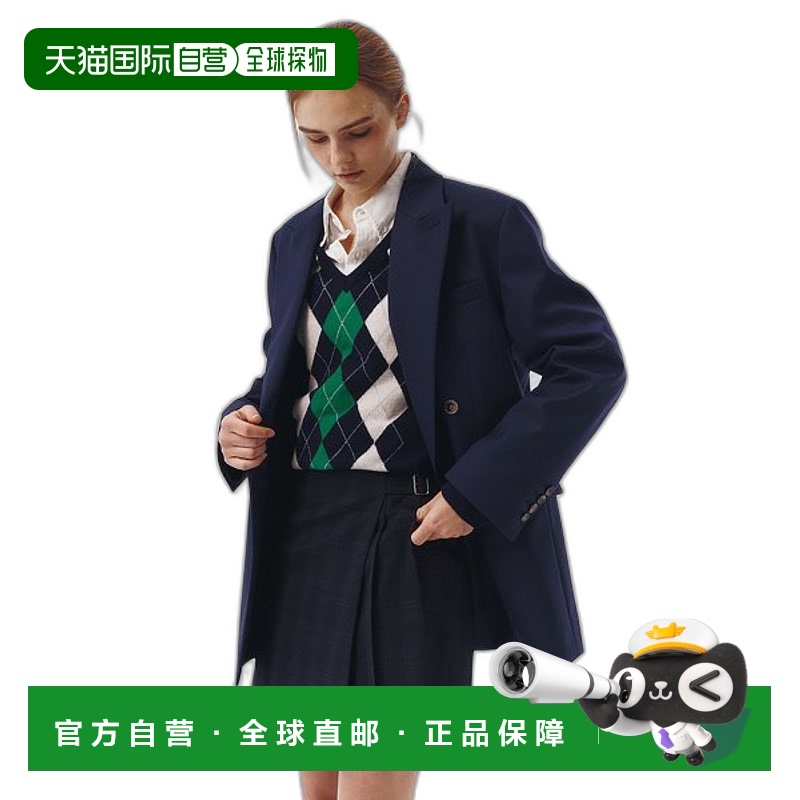 韩国直邮Dunst2023秋冬新品中性风经典女款夹克UDJA3A105N1羊毛