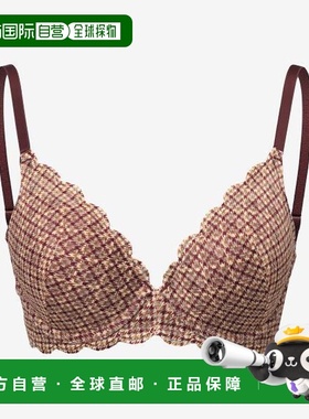 韩国直邮FILA 内衣套装季节性格子蕾丝钢圈文胸 FI4BAG3448F_TBE