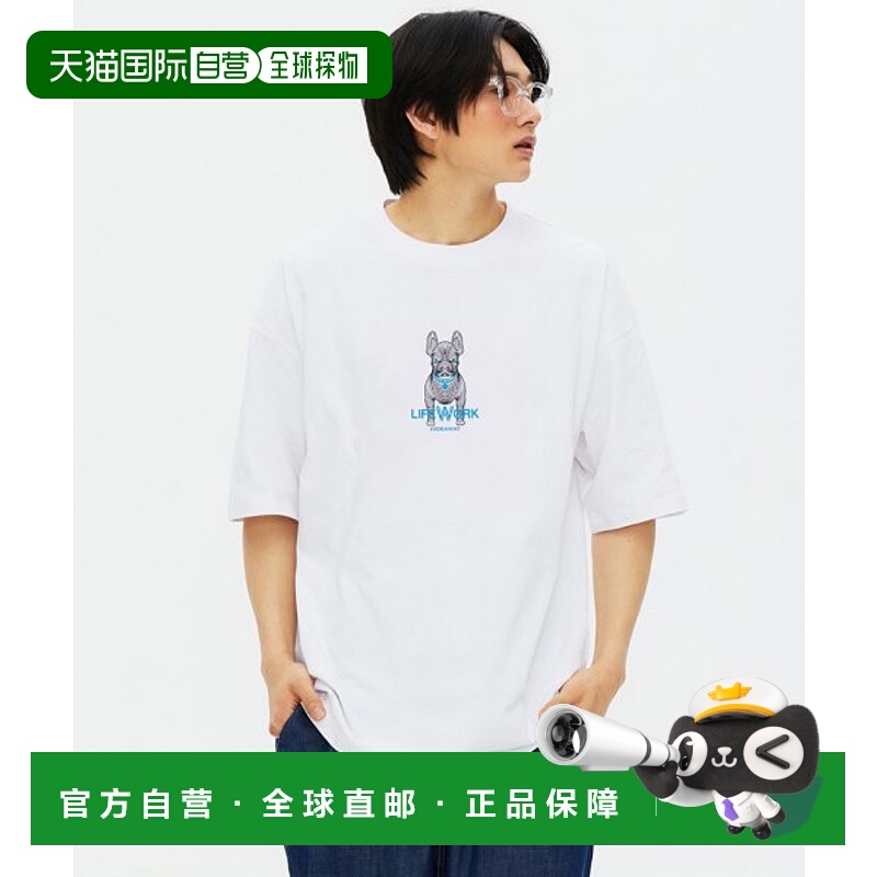 韩国直邮LIFEWORK 公用男士T恤LW235TS997新款宽松男装