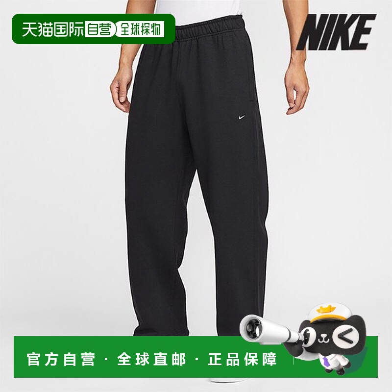 韩国直邮NIKE 耐克长裤 /U6- HV1091-010/男式单人 Swoosh 抓绒开