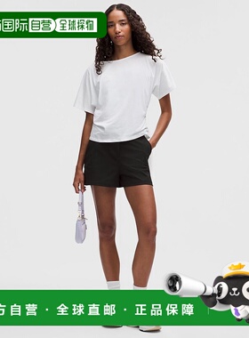 韩国直邮lululemon Daydrift™ HR 拉链短裤 3 - BLK瑜伽