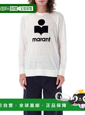 韩国直邮Isabel Marant 长袖 T 恤 TS0046HAB1N22H20WH 白色 DOM