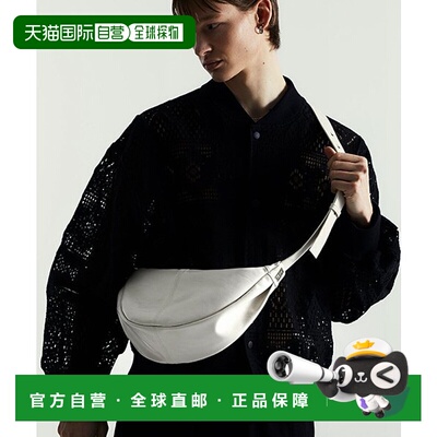 韩国直邮MIMTHEWARDROBE公用邮差包EASYMSG CRACK LEATHER  MEDIU