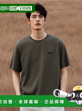 韩国直邮YALE (23SS) [ONEMILE WEAR] SMALL ARCH TEE PG CHARCOA