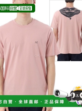 韩国直邮CP COMPANY 30/1 球衣徽标 T 恤（18CMTS030A 005100W 52