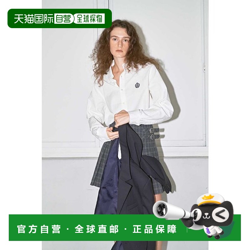 韩国直邮Dunst2023秋冬新品中性风经典女款衬衫UDSH3C103WT