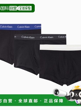 韩国直邮CALVIN KLEIN UNDERWEAR 男士男平角内裤3 PACK U2664H4X