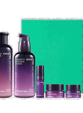 韩国直邮悦诗风吟innisfree九重修护水乳套装滋润保湿紧致+正品