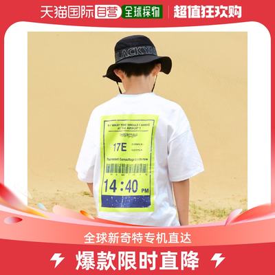 韩国直邮GHOST REPUBLIC T恤 [junior] neon条形码印花宽型短袖T