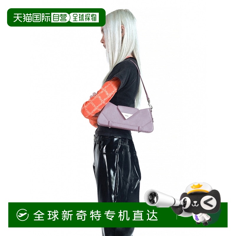 1小时内可退 韩国直邮FENNEC GAVI 三角包薰衣草色