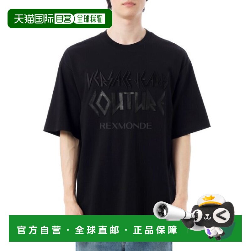 韩国直邮VERSACE 徽标图案T恤 (899)范思哲上衣 78GAHE02CJ01E