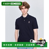 快乐小狗铲屎犬刺绣匹克T恤 韩国直邮HAZZYS 赫奇斯男士 HZTS5B90