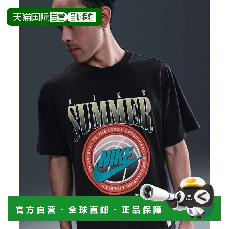 韩国直邮NIKE NIKE 耐克 HJ3435-010 Max90 篮球 T恤 M - 黑色 /