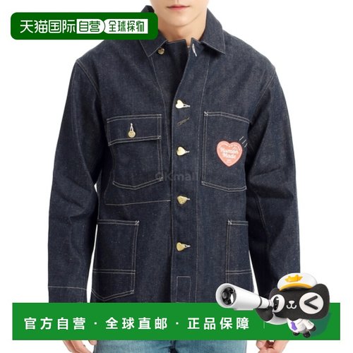 韩国直邮HUMAN MADE 牛仔连体工作服外套（硬挺型）（HM28JK001 I