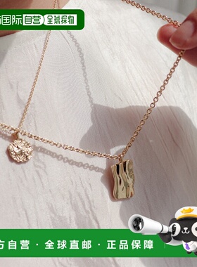 韩国直邮Rita Monica 项链301440919 Rough Metal Necklace B