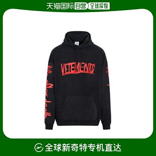 韩国直邮VETEMENTS23FW毛衣女UE54HD600BBLACK