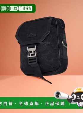 韩国直邮VERSACE 新尼龙巴洛克邮差包小号 (1009919 1A08705 1B00