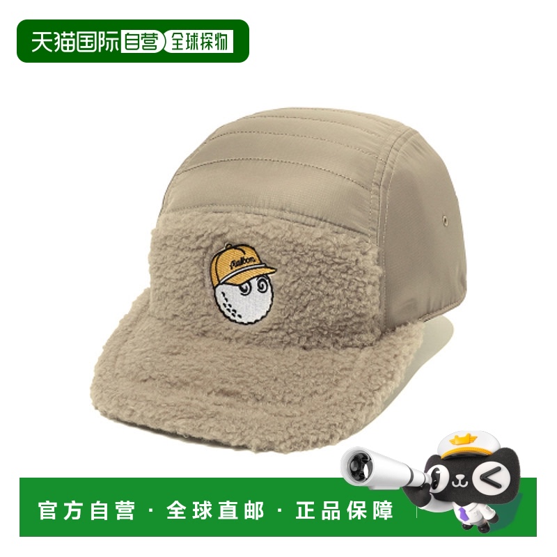 韩国直邮MALBON GOLF 男士帽子M4441PCP14BEI BUCKET CHARACTER P