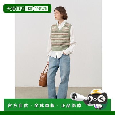 韩国直邮Dunst秋冬24年新品法式复古经典中性风韩版毛衣UDSW4C112