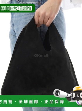 韩国直邮THE ROW 绒面革小号 Bindle 包 (W1682 L630 BLLE) 手提