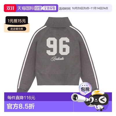韩国直邮ROCKCAKE 女士毛针织衫RC24KN01700 Sports 96 Full Zip C