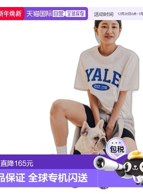 韩国直邮YALE (23SS) 2 TONE ARCH TEE ROYAL BLUET恤YC2SS0041RB