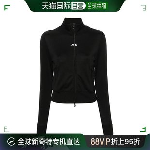 连帽卫衣女124JVE010JS0091 韩国直邮COURREGES24SS连帽衫 9999BL