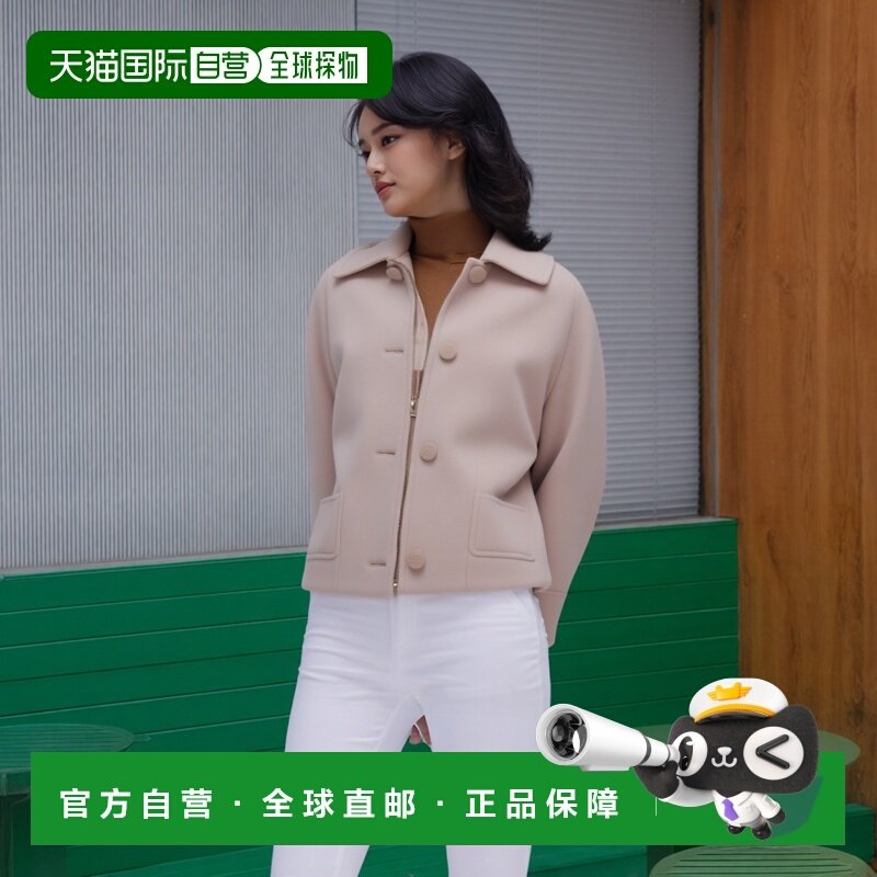 韩国直邮[ITMICHAA] 女款 简约风格毛呢 大衣外衣(ITOAYHL760)