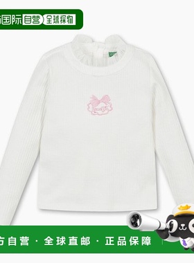 韩国直邮BENETTON儿童童装T恤QATS02411IV潮流穿搭时尚透气高级感