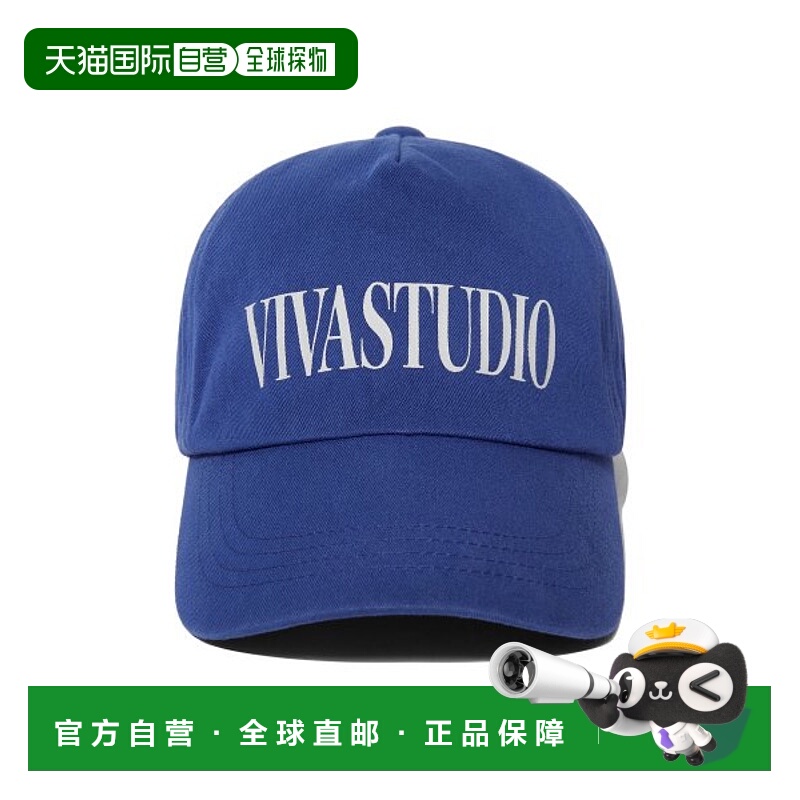 韩国直邮VIVASTUDIO 男士帽子LOGO BALLCAP [BLUE] P0000GOV_4