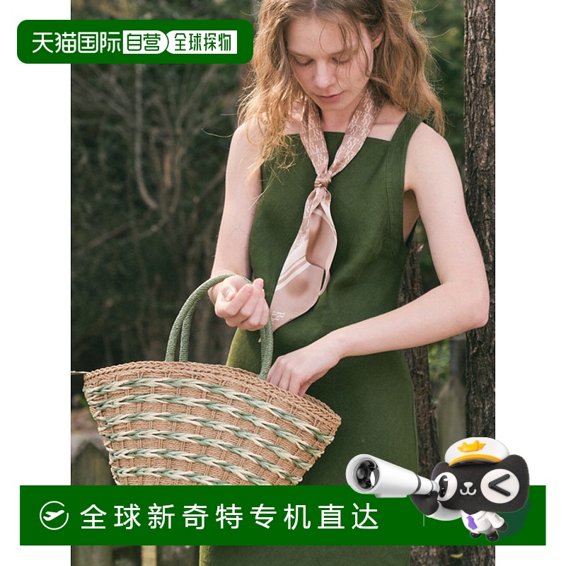 韩国直邮RaJu 女士通用款女包305848230 Nett Bag_Green