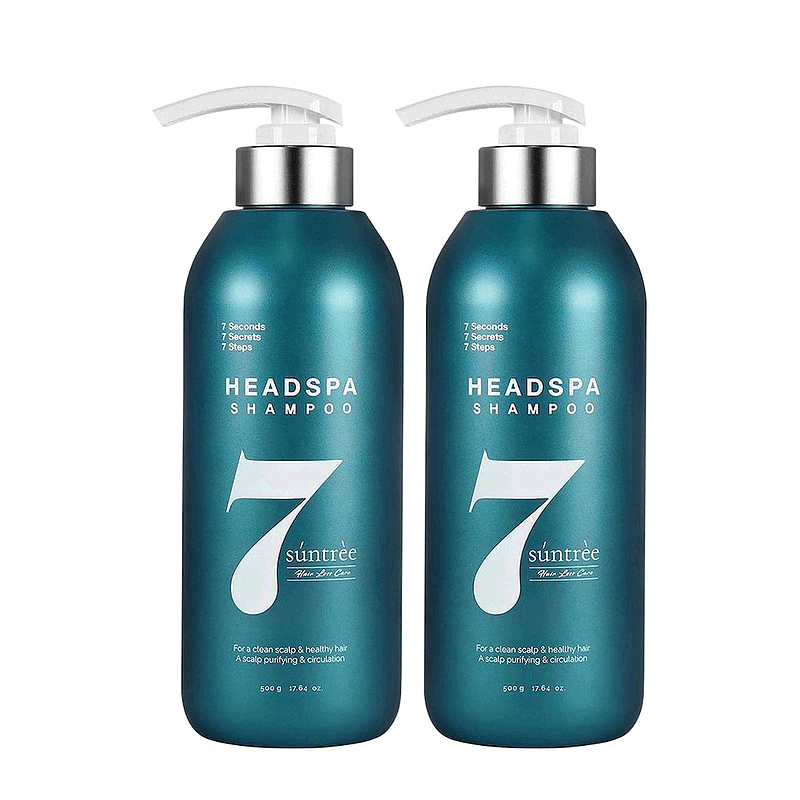 韩国直邮Headspa7海德斯帕7秒弱酸性洗发水头皮护理清洁500ml*2瓶