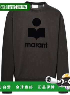 韩国直邮Isabel Marant 长袖 T 恤 SW0029HAB1M18H02FK 褪色黑色
