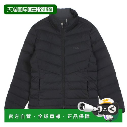 韩国直邮FILA PQF FS2DJG4251F-BLK 女士弹力管轻便羽绒服（带轮